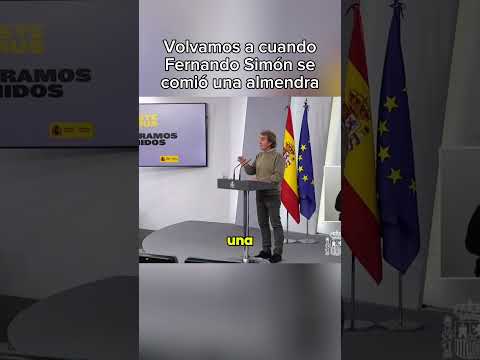 momentazo de Fernando Simón en rueda de prensa #politicaespañola #españa #covıd
