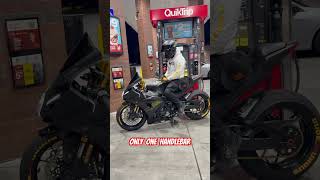She broke my Bike : riding home with one handlebar smh 🤦🏾‍♂️ Suzuki Gsxr 1000r