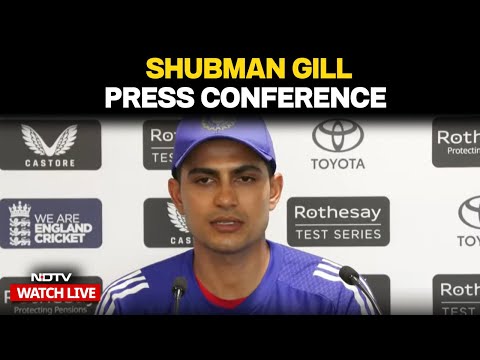 Shubman Gill Press Conference LIVE | India Vs England Test Series | Akash Deep | Mohammed Siraj