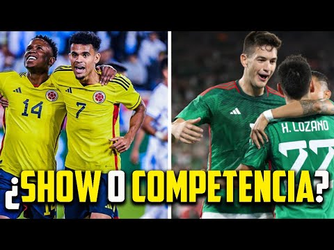 ¿Quien tiene MEJOR FUTBOL 🇨🇴 COLOMBIA o 🇲🇽 MEXICO?