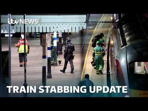Police give update as nine people suffer life-threatening injuries after train stabbing | ITV News