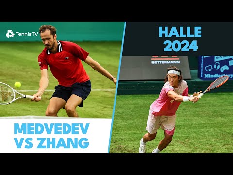 Zhizhen Zhang STUNS Daniil Medvedev | Halle 2024 Highlights