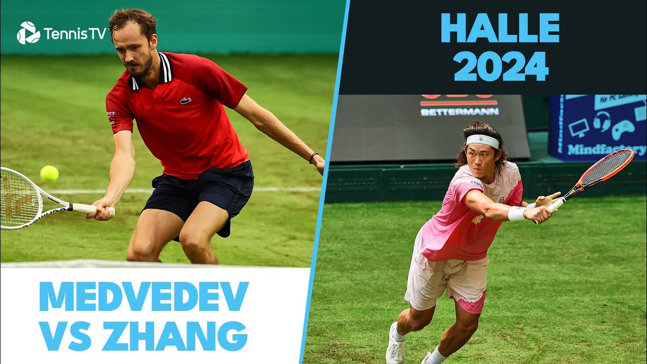 Zhizhen Zhang STUNS Daniil Medvedev | Halle 2024 Highlights