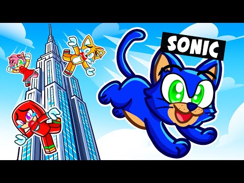 Me Convertí en GATO en Escala la TORRE y SALTA! (Roblox)