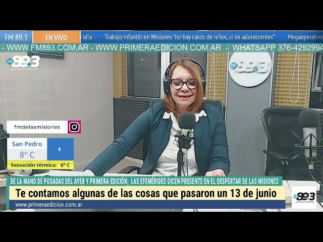 🌅 ¡Arrancá la mañana con pura energía en "El despertar de las Misiones"! 🎙️ Con Silvia Resoalbe al frente, disfrutá de la mejor combinación de noticias, buena música y la onda positiva que necesitás para empezar el día.📻 De lunes a viernes, de 6 a 8 hs.