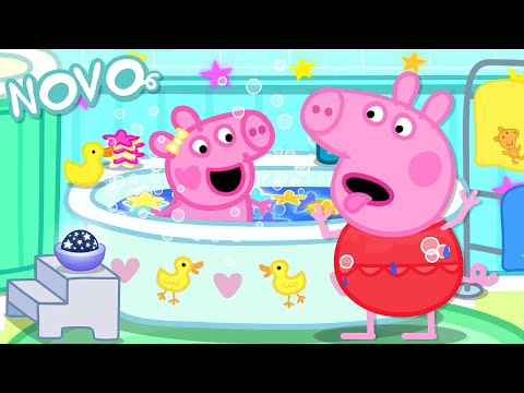 Peppa Pig Português Brasil 🛁 Hora do Banho 🫧 NOVO Contos da Peppa Pig