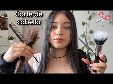 ASMR corte de cabello realista 💈💇🏻‍♀️ peluquería roleplay