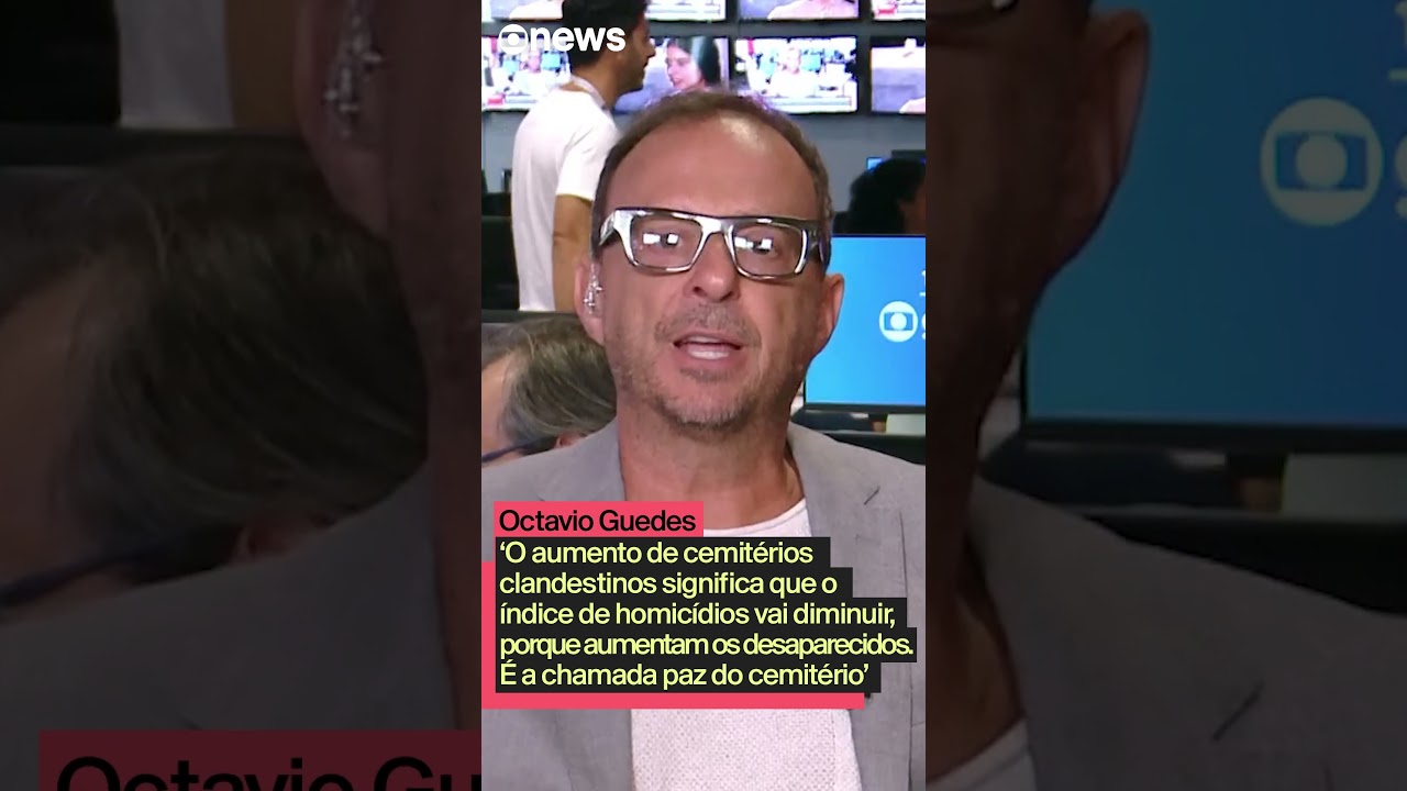 É a chamada paz do cemitério diz Octavio Guedes sobre aumento de cemitérios clandestinos