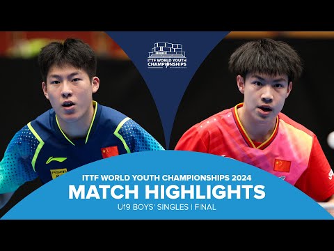 Wen Ruibo vs Huang Youzheng | U19 BS Final | ITTF World Youth Championships 2024