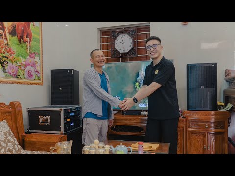 Đức đi lắp dàn |  Nghe nhiều rồi phải công nhận dàn hay Bàn giao loa cho anh Phú tại Băc Giang