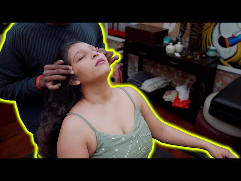 Sleep Inducing Head Massage ASMR for Relaxation | Indian Massage