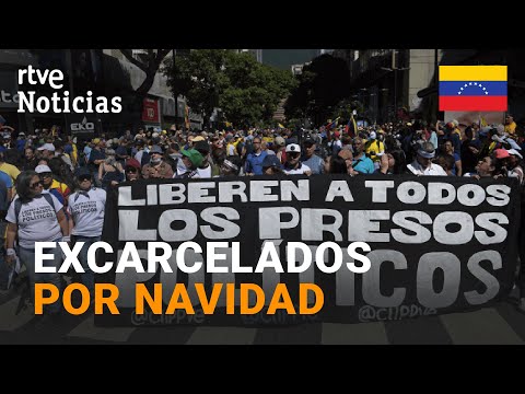 VENEZUELA LIBERA a 99 PRESOS POLÍTICOS detenidos en las PROTESTAS tras las ELECCIONES de 2024 | RTVE