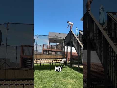 I broke my trampolineโฆ #shorts