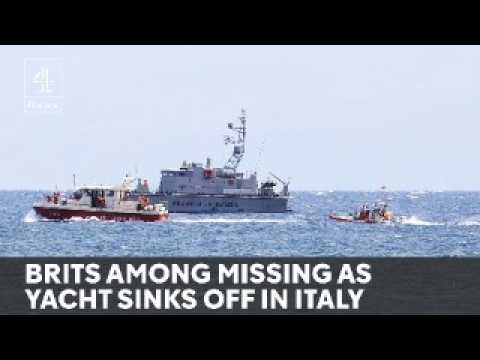 British tech tycoon among missing after luxury yacht capsizes off Sicily