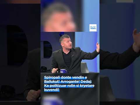 Spiropali donte vendin e Ballukut! Arrogante! Dedaj: Ka politizuar rolin si kryetare kuvendi!