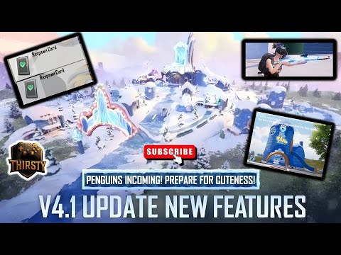 BGMI 4.1 Winter Update Leaks ❄️ Full Review | Frosty Funland, Glacier Skins & More! #bgmi #glacier