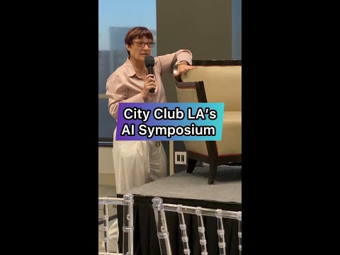 Our CEO, Christine McKay, was amazing last night at the City Club LA's AI Symposium.