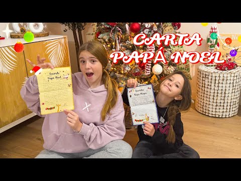 HACIENDO LA CARTA DE PAPÁ NOEL CON DANIELA GO Y MARTINA PIDEN MUCHOS REGALOS