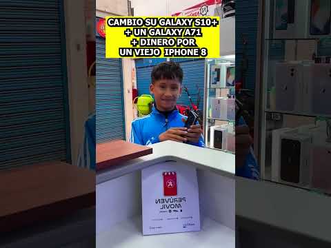 Cambia Su SAMSUNG galaxy S10+ más UN galaxy A71 POR UN VIEJO IPHONE 8 😱😱