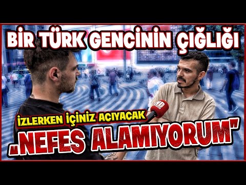 BİR TÜRK EVLADININ ÇIĞLIĞI İÇİNİZİ YAKACAK: "NEFES ALAMIYORUM | SOKAK RÖPORTAJLARI