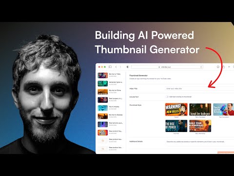 Build a VIRAL AI App with Next.js & OpenAI Image Gen NOW! (VidVibe Tutorial - Ep 1: Setup)