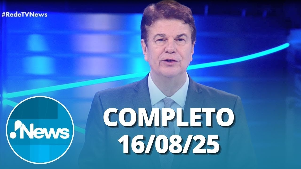 RedeTV News 160825 | Completo