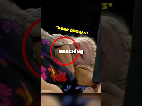 Lady Breaks Her Own Arm During JiuJitsu Match