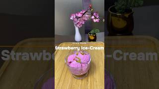 Strawberry Ice Cream, make strawberry ice cream at home, remove ice-cream from your shopping cart