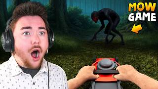 PLAYING THE LAWN MOWING HORROR GAME… (its amazing)