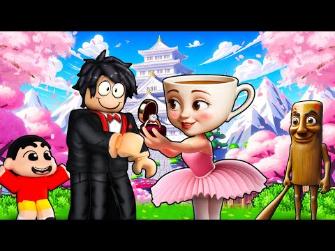 Meeting Ballerina Cappuccina in Italian Brainrot Line Simulator Roblox !!