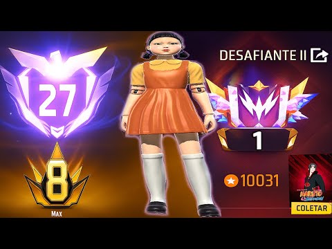 OURO AO DESAFIANTE EM 4 HORAS TOP GLOBAL BR RANQUEADO MOBILE HIGHLIGHT FREE FIRE