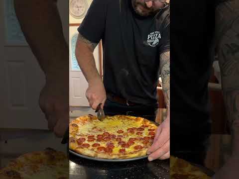 Making another glorious pizza to give away
