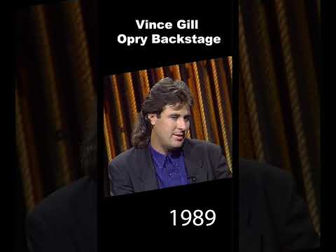 Vince Gill - 1989 Interview with Keith Bilbrey on Backstage Live