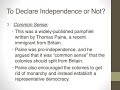 Loyalist Perspectives on Independence