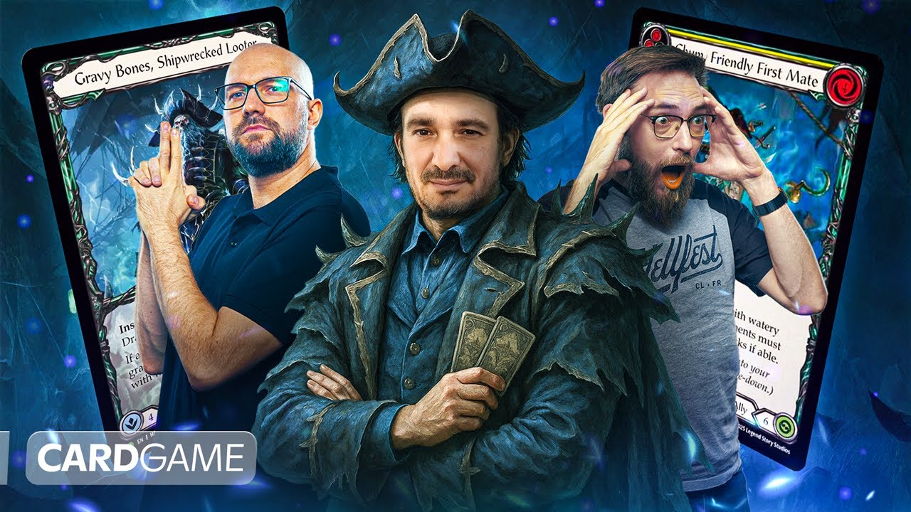 Professeur Pedro et le nouveau deck Pirate Necromancien, Gravy Bones sur High Seas ! Flesh and Blood