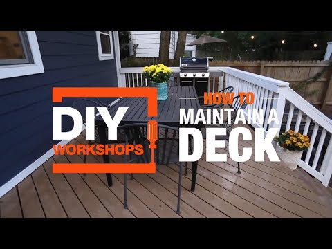 How to Maintain a Deck