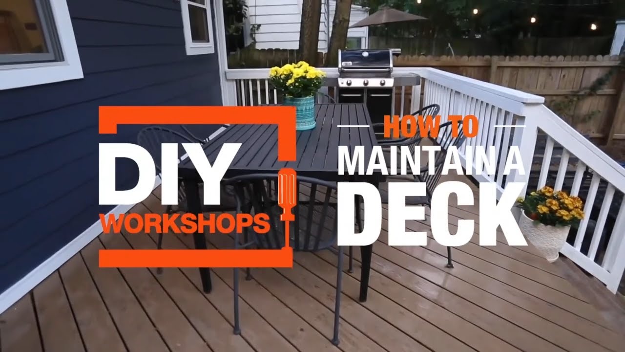 How to Maintain a Deck