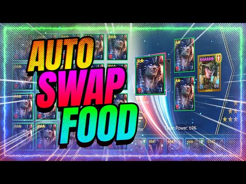 How to AUTO Swap Food with RSL! | RAID Shadow Legends