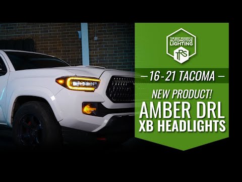 Morimoto Tacoma (16-23) Amber XB LED Headlights | LF530.2-A-ASM