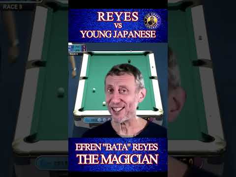 Efren Bata Reyes Shows Off His Insane Pool Skills Against A Young Opponent #shorts