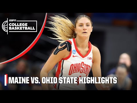 Maine Black Bears vs. Ohio State Buckeyes | Full Game Highlights | NCAA Tournament video clip