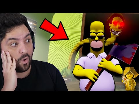 JOGANDO o NOVO LITTLE NIGHTMARE do HOMER SIMPSON LOUCO... - Little Bartmares (COMPLETO)