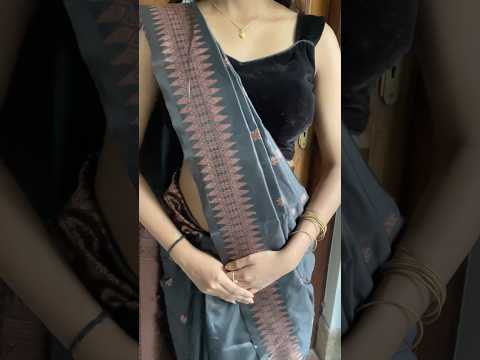 saree find ✨❤️ #meesho #ytshorts #ashortaday #saree #meeshofinds #meeshosaree #blacksaree