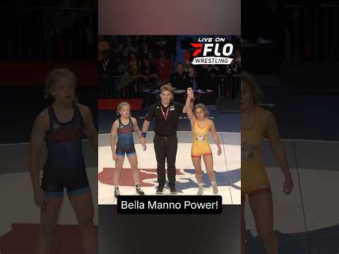 Bella Manno captured the 105-pound 16U National title with a 10-0 tech in the finals.