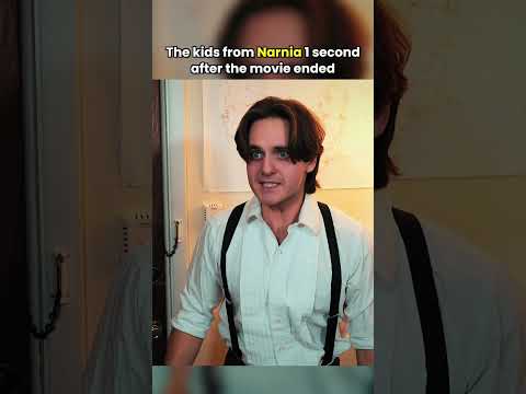 the kids from NARNIA 10 seconds after the movie ended...