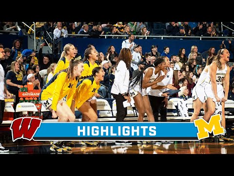 Wisconsin At Michigan | Highlights | Big Ten Women's Basketball | Jan ...