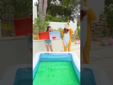NO EMPUJES LA CAJA INCORRECTA A LA PISCINA DE SLIME CON MANDARINA