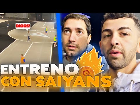 BOMBI SE VUELVE LOCO EN EL ENTRENO 🤯 - Vlog ENTRENANDO CON SAIYANS FC