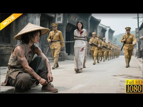 2025動作大片：日軍大搖大擺押送女八路，卻被街邊村姑半路截殺  ⚔️  抗日  MMA | Kung Fu | 甄子丹