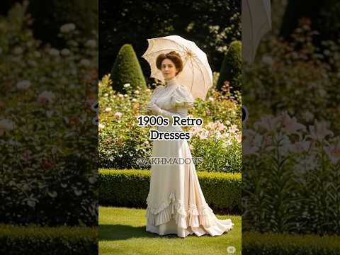 1900s Fashion #style #glamour #ai #aiart #retro #trendingshorts #aishorts #aivideo #fyp #vintage